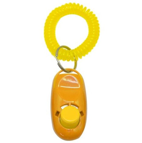 Dog Clicker Training Trainer With Key Ring And Wrist Strap In 7 Colors