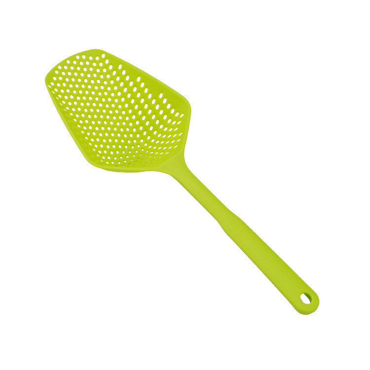"Large Nylon Strainer Spoon – Kitchen Colander & Soup Scoop"