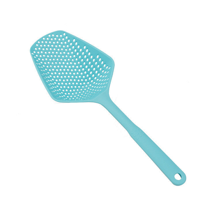 "Large Nylon Strainer Spoon – Kitchen Colander & Soup Scoop"