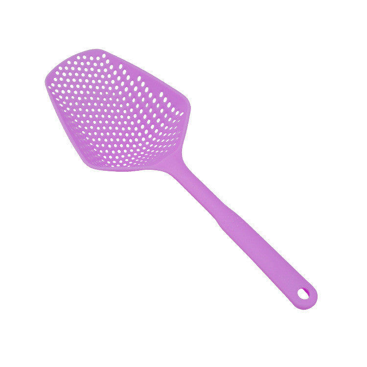 "Large Nylon Strainer Spoon – Kitchen Colander & Soup Scoop"