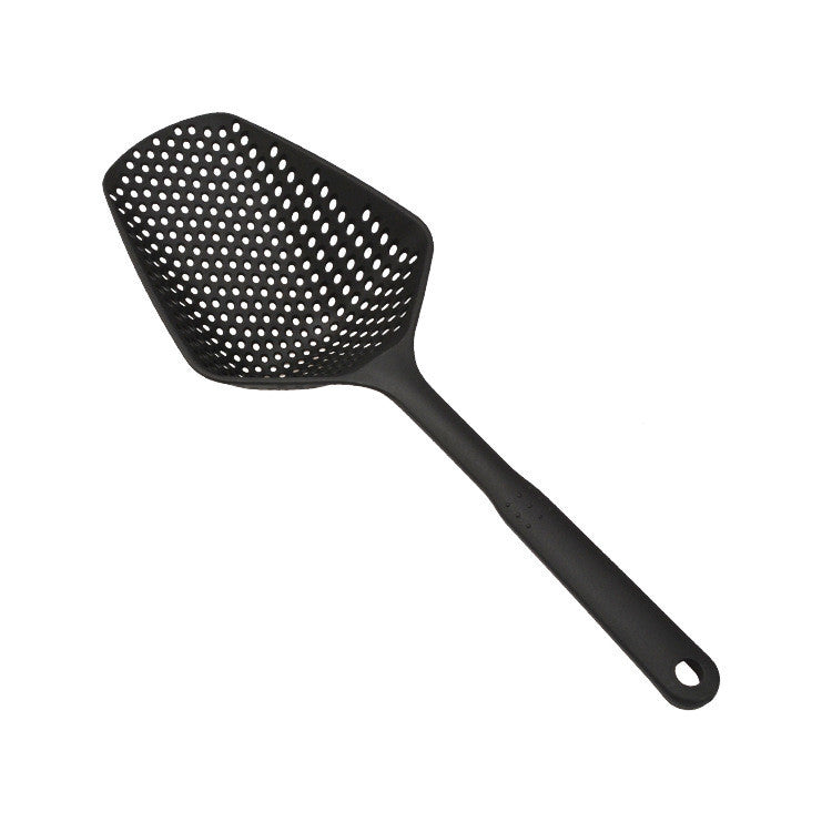 "Large Nylon Strainer Spoon – Kitchen Colander & Soup Scoop"