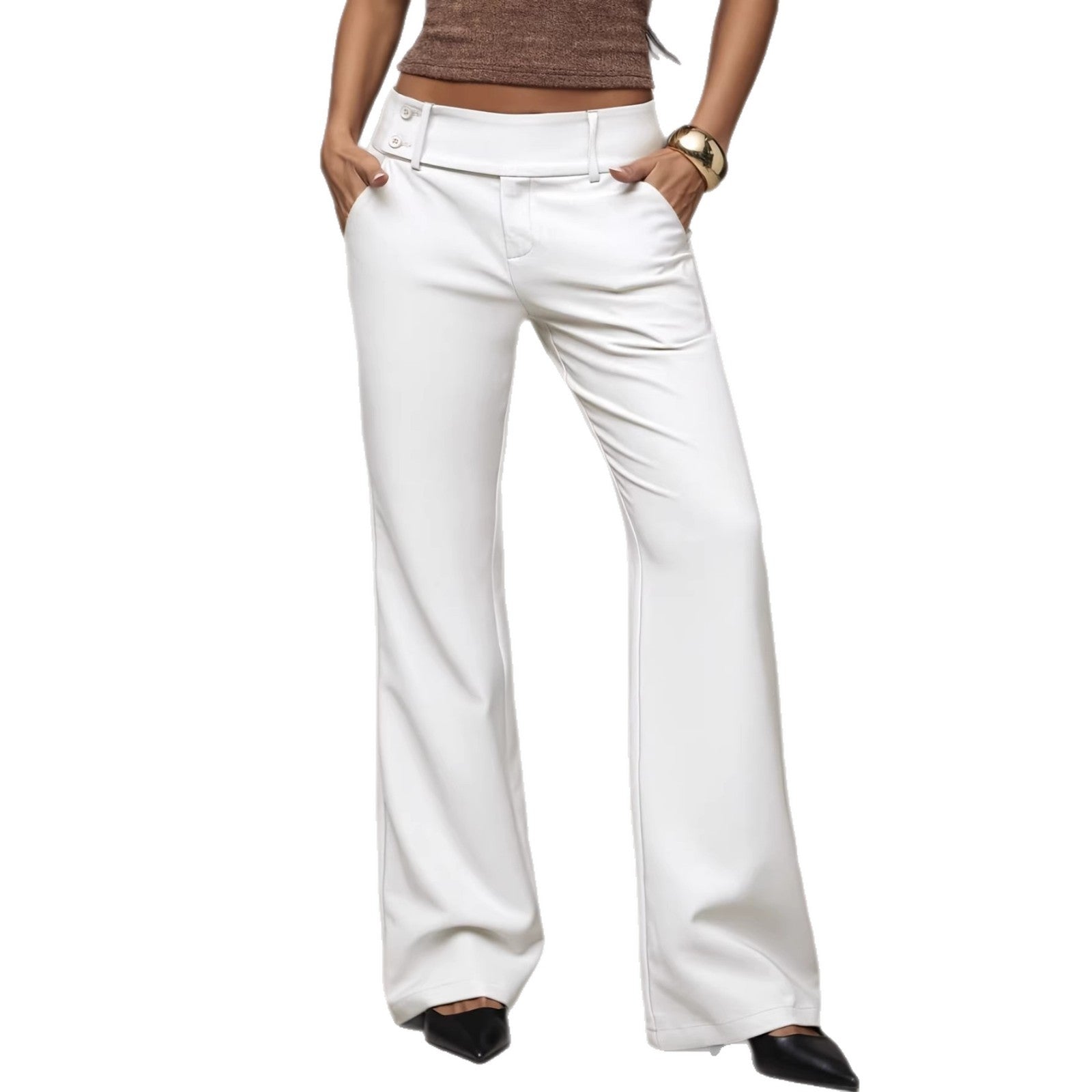 Draping Slimming And Height-enhancing Versatile Casual Workwear Suit Pants